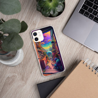 OPENING ROOM Clear Case for iPhone | ACIDMATH AI