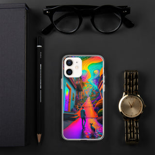 A WALK WITH THE DOG Clear Case for iPhone | ACIDMATH AI