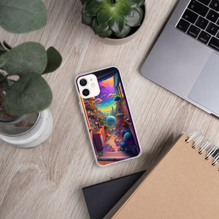 OPENING ROOM Clear Case for iPhone | ACIDMATH AI