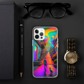 A WALK WITH THE DOG Clear Case for iPhone | ACIDMATH AI