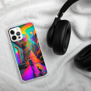 A WALK WITH THE DOG Clear Case for iPhone | ACIDMATH AI