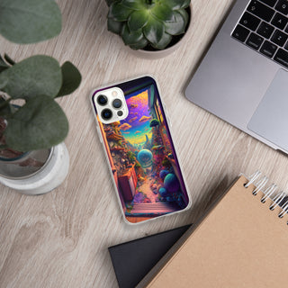 OPENING ROOM Clear Case for iPhone | ACIDMATH AI