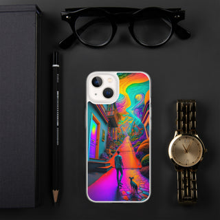 A WALK WITH THE DOG Clear Case for iPhone | ACIDMATH AI