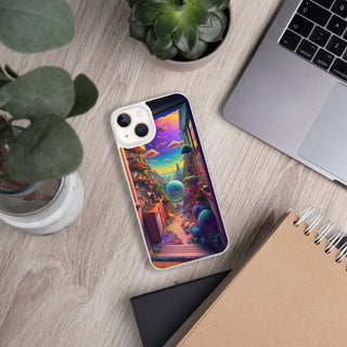 OPENING ROOM Clear Case for iPhone | ACIDMATH AI