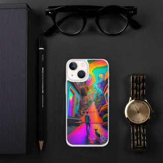 A WALK WITH THE DOG Clear Case for iPhone | ACIDMATH AI