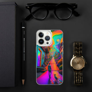 A WALK WITH THE DOG Clear Case for iPhone | ACIDMATH AI