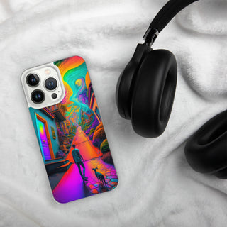 A WALK WITH THE DOG Clear Case for iPhone | ACIDMATH AI