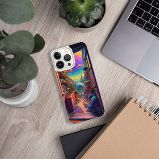 OPENING ROOM Clear Case for iPhone | ACIDMATH AI