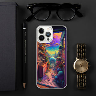 OPENING ROOM Clear Case for iPhone | ACIDMATH AI