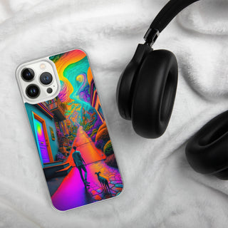 A WALK WITH THE DOG Clear Case for iPhone | ACIDMATH AI