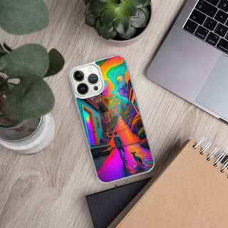 A WALK WITH THE DOG Clear Case for iPhone | ACIDMATH AI