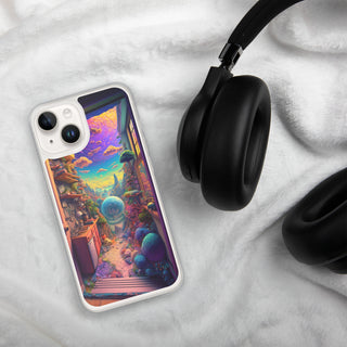 OPENING ROOM Clear Case for iPhone | ACIDMATH AI