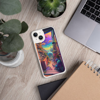 OPENING ROOM Clear Case for iPhone | ACIDMATH AI