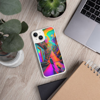 A WALK WITH THE DOG Clear Case for iPhone | ACIDMATH AI