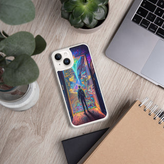 WONDERLAND Clear Case for iPhone | ACIDMATH AI