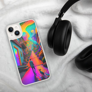 A WALK WITH THE DOG Clear Case for iPhone | ACIDMATH AI