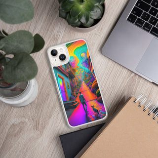 A WALK WITH THE DOG Clear Case for iPhone | ACIDMATH AI