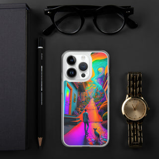 A WALK WITH THE DOG Clear Case for iPhone | ACIDMATH AI