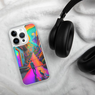 A WALK WITH THE DOG Clear Case for iPhone | ACIDMATH AI
