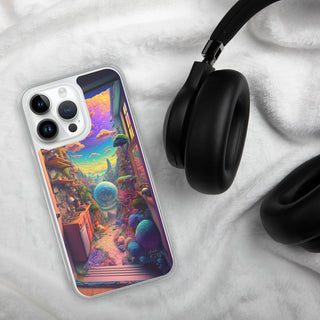 OPENING ROOM Clear Case for iPhone | ACIDMATH AI