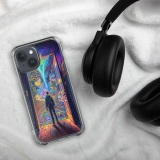 WONDERLAND Clear Case for iPhone | ACIDMATH AI