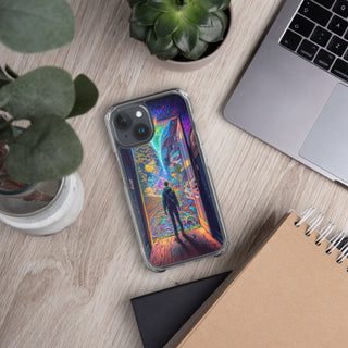 WONDERLAND Clear Case for iPhone | ACIDMATH AI