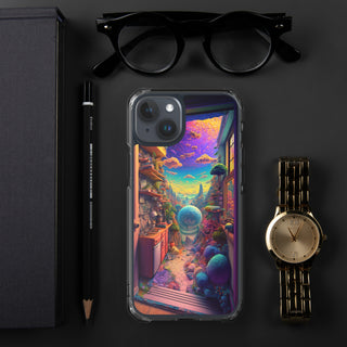 OPENING ROOM Clear Case for iPhone | ACIDMATH AI