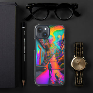 A WALK WITH THE DOG Clear Case for iPhone | ACIDMATH AI
