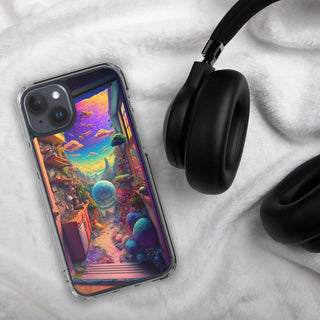 OPENING ROOM Clear Case for iPhone | ACIDMATH AI