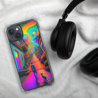 A WALK WITH THE DOG Clear Case for iPhone | ACIDMATH AI