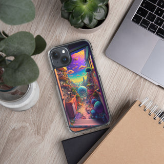 OPENING ROOM Clear Case for iPhone | ACIDMATH AI