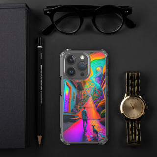 A WALK WITH THE DOG Clear Case for iPhone | ACIDMATH AI