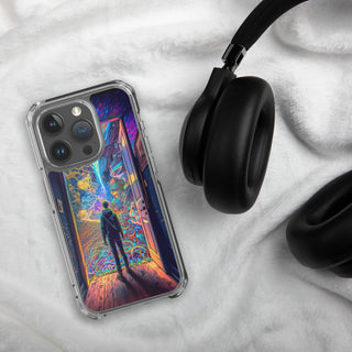 WONDERLAND Clear Case for iPhone | ACIDMATH AI