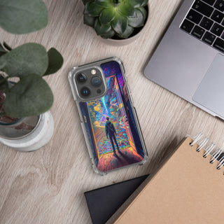 WONDERLAND Clear Case for iPhone | ACIDMATH AI