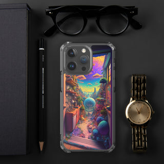 OPENING ROOM Clear Case for iPhone | ACIDMATH AI