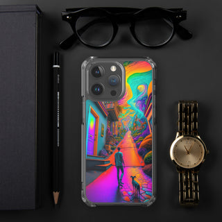 A WALK WITH THE DOG Clear Case for iPhone | ACIDMATH AI