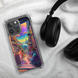 OPENING ROOM Clear Case for iPhone | ACIDMATH AI