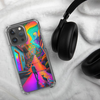 A WALK WITH THE DOG Clear Case for iPhone | ACIDMATH AI
