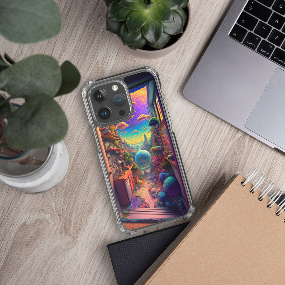 OPENING ROOM Clear Case for iPhone | ACIDMATH AI