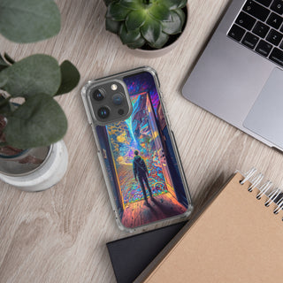 WONDERLAND Clear Case for iPhone | ACIDMATH AI