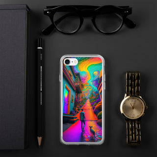 A WALK WITH THE DOG Clear Case for iPhone | ACIDMATH AI