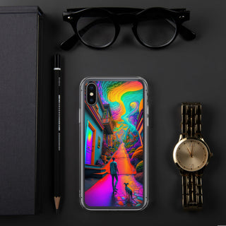 A WALK WITH THE DOG Clear Case for iPhone | ACIDMATH AI