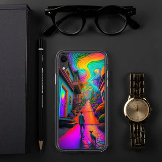 A WALK WITH THE DOG Clear Case for iPhone | ACIDMATH AI