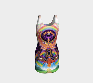 COSMIC ASCENSION BODYCON DRESS