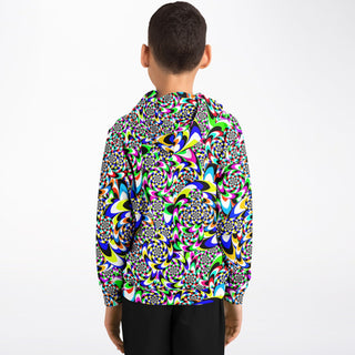 OPTICAL Athletic Kids Hoodie - AOP | ARTDESIGNWORKS