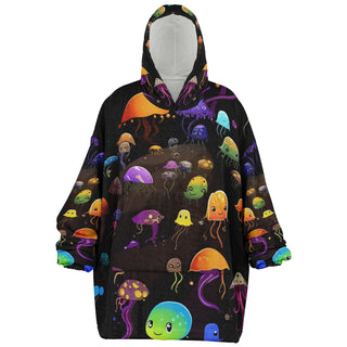JELLYFISH CUTIES Snug Hoodie Economy -ACIDMATH AI