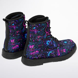 NEON OWL City Strider Boots -ACIDMATH AI