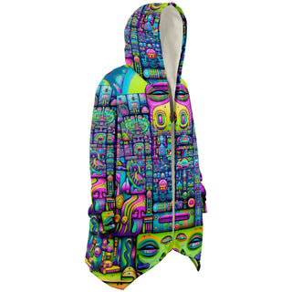 JUICY FRUIT Microfleece Cloak - ACIDMATH AI