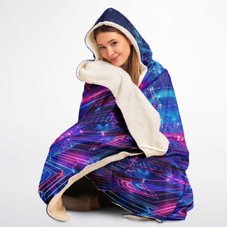 CYANBLISS Hooded Blanket Micro Fleece