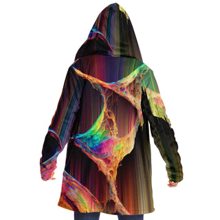 COSMIC SLICE Microfleece Cloak - Psychedelic Pour House